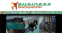 Desktop Screenshot of businessbackpacker.com