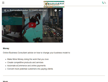 Tablet Screenshot of businessbackpacker.com